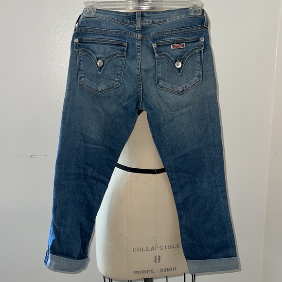 Hudson Ginny Straight Ankle With Cuff Womens Jeans Size 24! - Picture 6 of 10